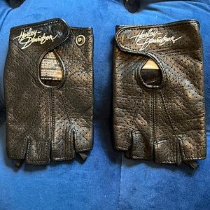Harley Davidson Fingerless Gloves for Women